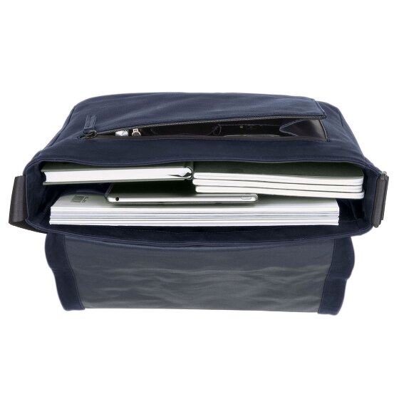 Leonhard Heyden Den Haag Messenger Leder 37 cm Laptopfach