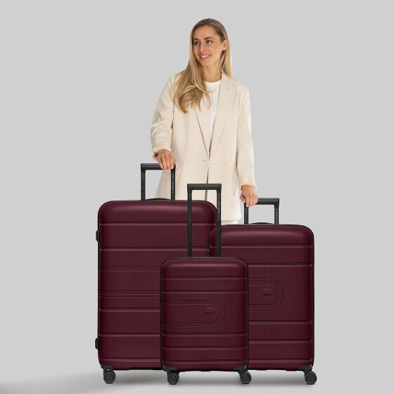Redolz Essentials 11 4 Rollen Kofferset 3-teilig mit Dehnfalte