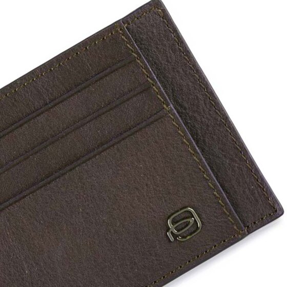 Piquadro Black Square Kreditkartenetui Leder 11 cm