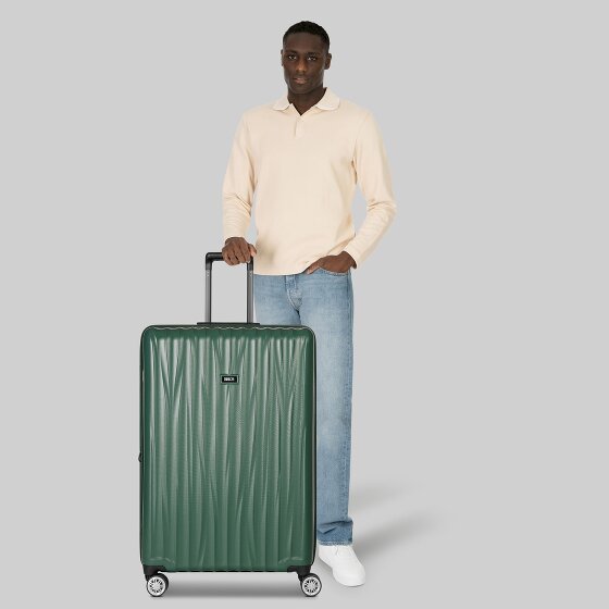 Bric's Cervia 2.0 4 Rollen Trolley L 77 cm mit Dehnfalte