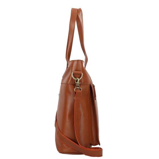 Burkely Vintage Jade Schultertasche Leder 36 cm Laptopfach