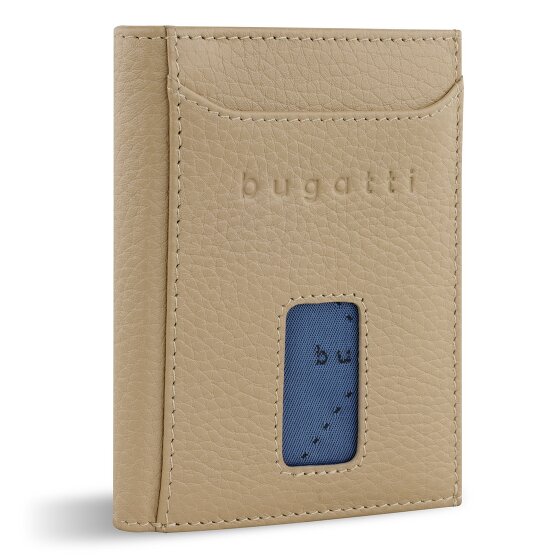 bugatti Secure Slim Geldbörse RFID Schutz Leder 8 cm
