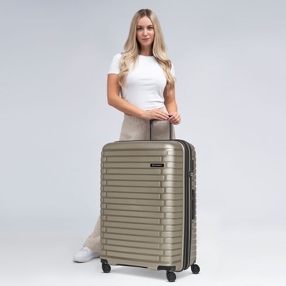 Pactastic Collection 04 THE LARGE + 4 Rollen Trolley L 75 cm mit Dehnfalte