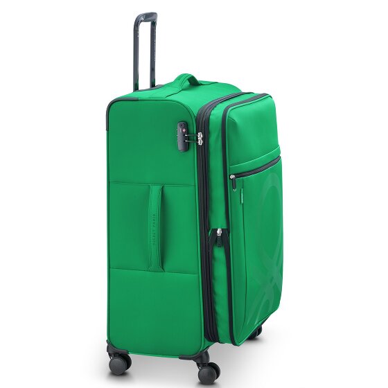 Delsey Paris x United Colors of Benetton Color Block 4-Rollen Trolley 77cm mit Dehnfalte