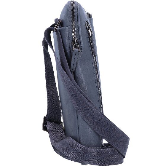 Piquadro Black Square Umhängetasche Leder 24 cm