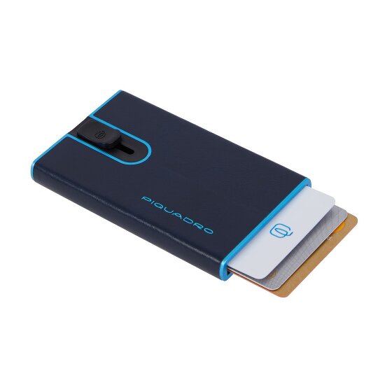 Piquadro Black Square Kreditkartenetui RFID Schutz Leder 6 cm Piquadro Black Square Kreditkartenetui RFID Schutz Leder 6 cm
