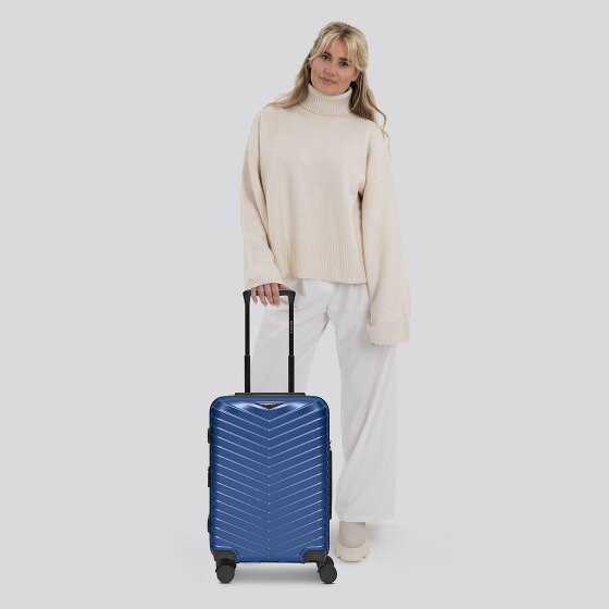 Redolz Essentials 18 4 Rollen Kabinentrolley 55 cm mit Dehnfalte