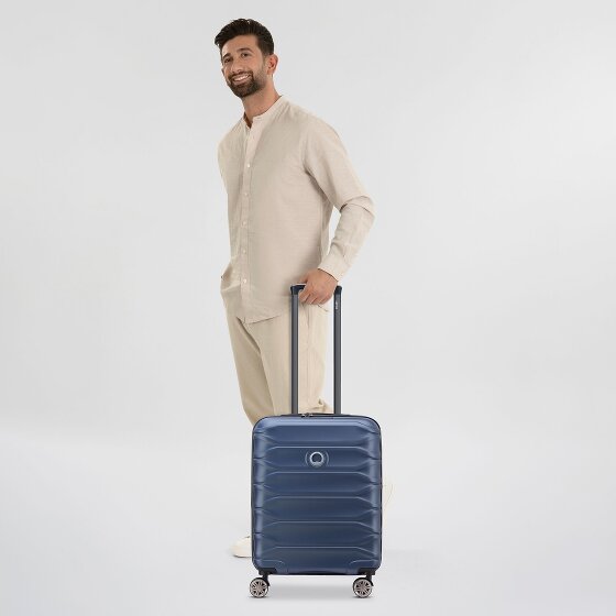Delsey Paris Meteor 4 Rollen Kabinentrolley 55 cm mit Dehnfalte