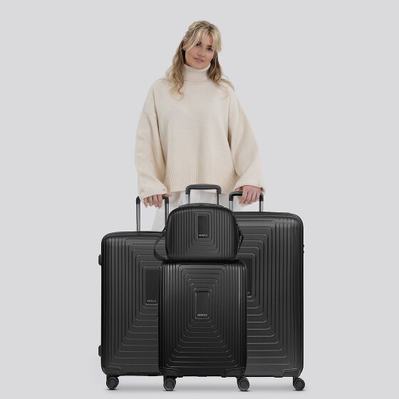 Redolz Essentials 14 4-Rollen Kofferset + Beautycase 4 tlg. mit Dehnfalte