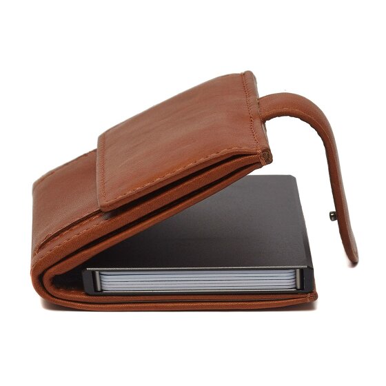 The Chesterfield Brand Leipzig Kreditkartenetui RFID Schutz Leder 7.5 cm