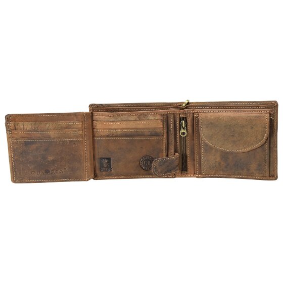 Greenburry Vintage Geldbörse Leder 12 cm