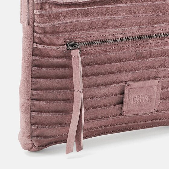 FredsBruder Riffel Schultertasche Leder 30 cm