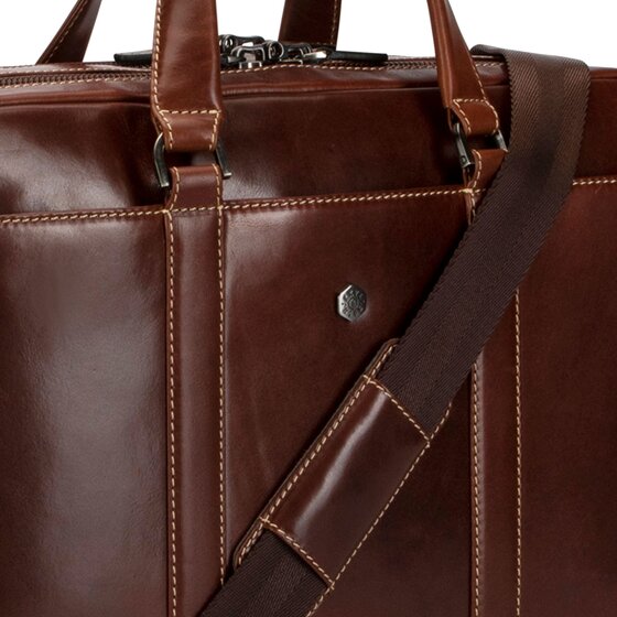 Jekyll & Hide Montana Aktentasche RFID Schutz Leder 41 cm Laptopfach