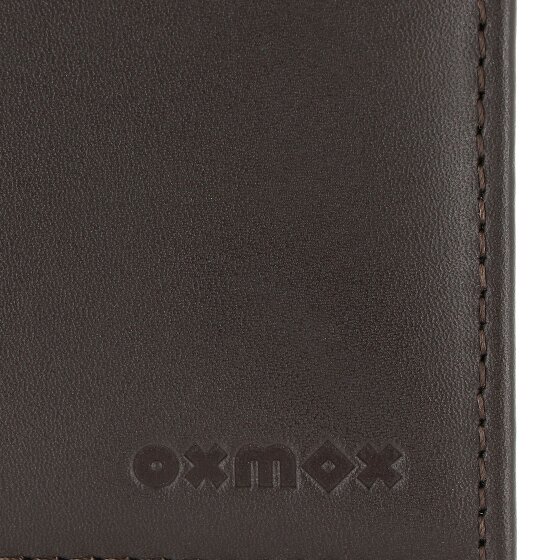 oxmox Leather Geldbörse RFID Schutz Leder 11 cm