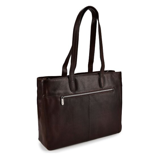 Plevier Power Shopper Tasche Leder 31 cm Laptopfach
