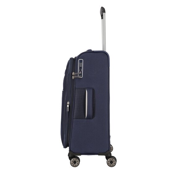 Travelite Miigo 4 Rollen Kofferset 4-teilig mit Dehnfalte