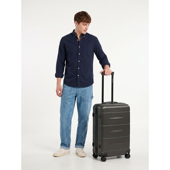 Police London 4 Rollen Trolley 64 cm mit Dehnfalte
