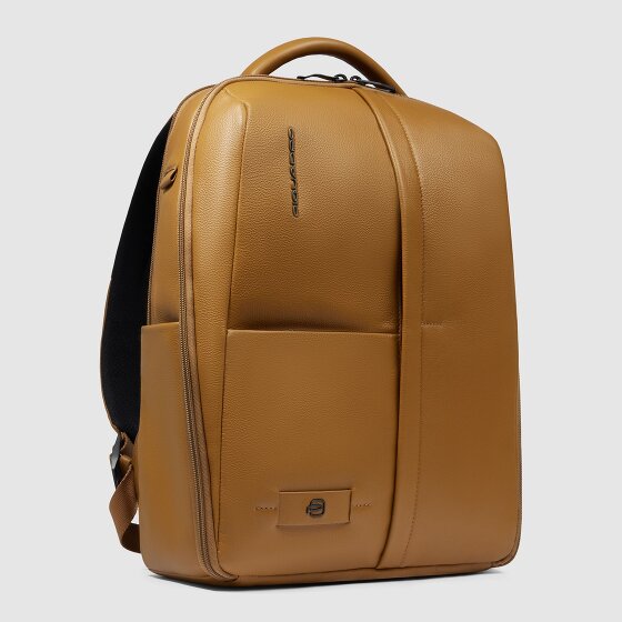 Piquadro Russel Daypack RFID Schutz Leder 41 cm Laptopfach