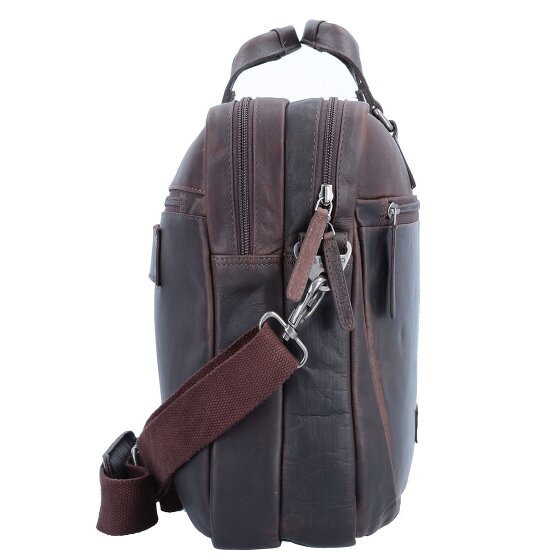 The Chesterfield Brand Wax Pull Up Aktentasche Leder 40 cm Laptopfach