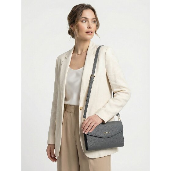 Lazarotti Bologna Leather Clutch Umhängetasche Leder 23 cm