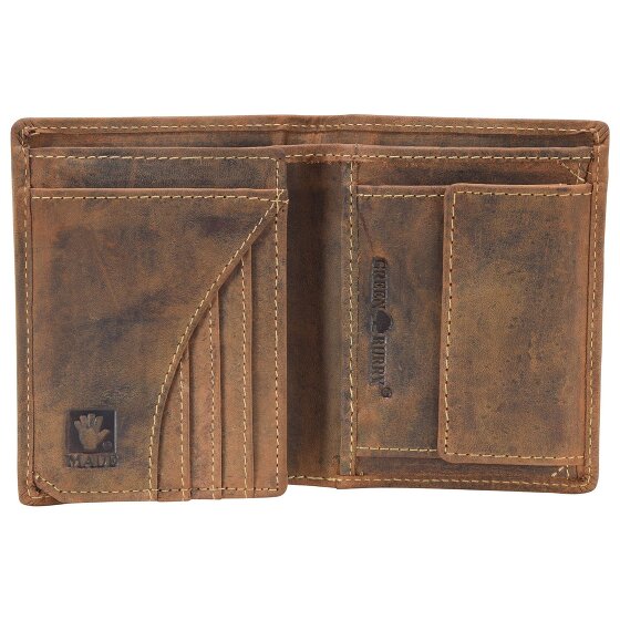 Greenburry Vintage Keiler Geldbörse Leder 9,5 cm