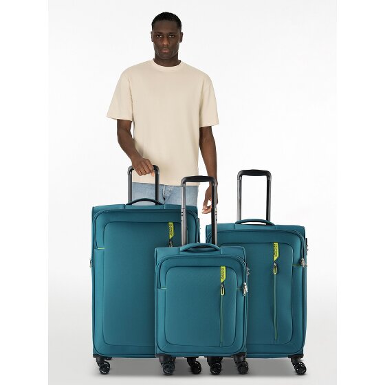 American Tourister Nitestream 4 Rollen Kofferset 3-teilig mit Dehnfalte