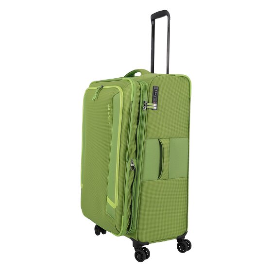 Travelite Corsiica 4 Rollen Trolley L 77 cm mit Dehnfalte
