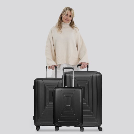 Redolz Essentials 14 4 Rollen Kofferset 3-teilig mit Dehnfalte