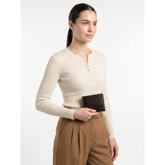 oxmox Leather Geldbörse RFID Schutz Leder 10 cm