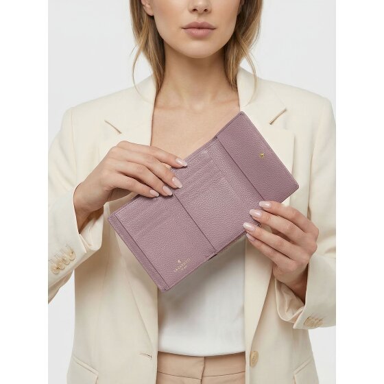 Lazarotti Bologna Leather XL Geldbörse mit Zip-Around Fach Leder 14 cm