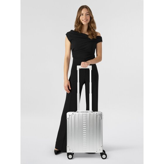 Aleon Business 4-Rollen Kabinentrolley Aluminium 42 cm Laptopfach