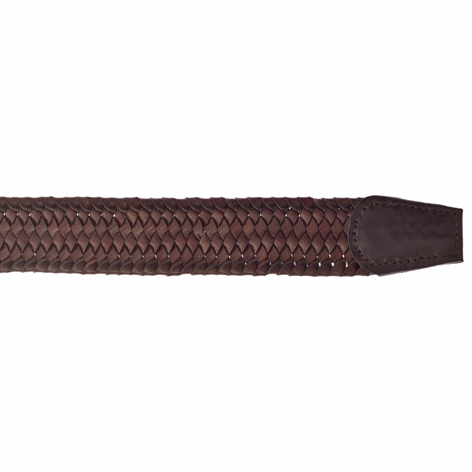 Vanzetti Gürtel Leder dunkelbraun | 100 cm | bei