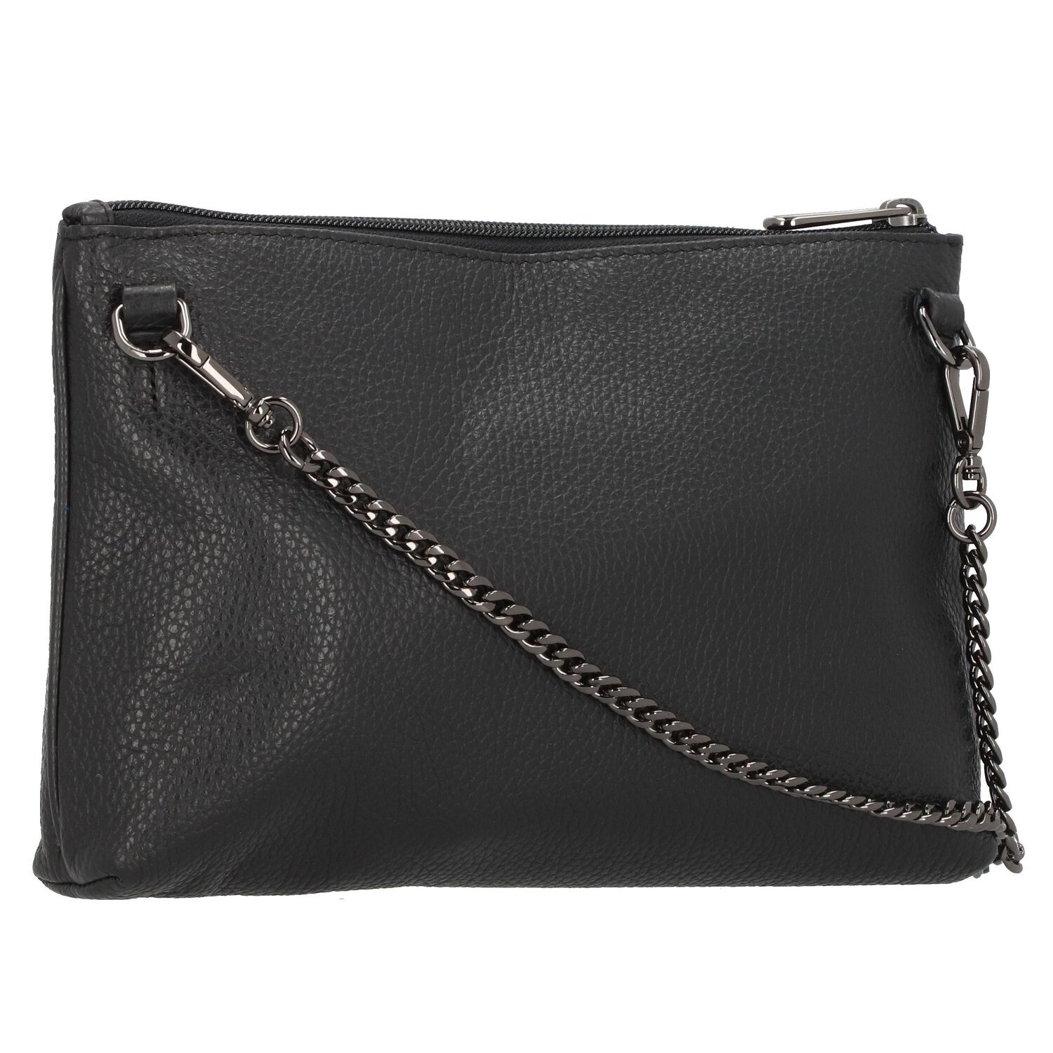 Mandarina Duck Mellow Umhängetasche Leder 28 cm nero | bei 