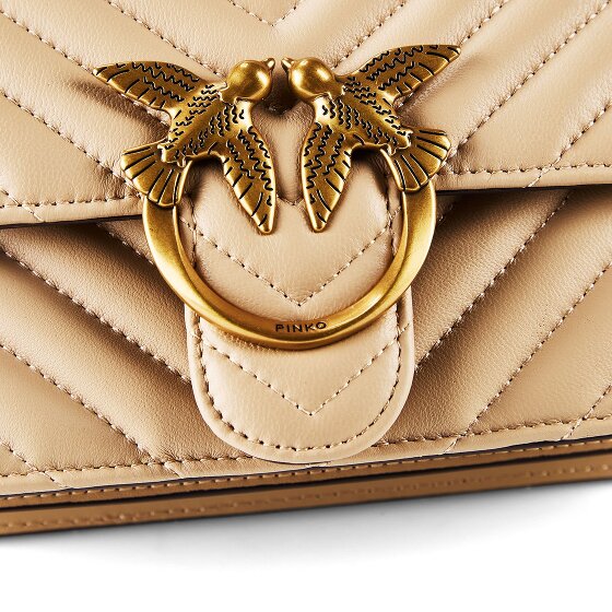 PINKO Love One Umhängetasche Leder 21 cm