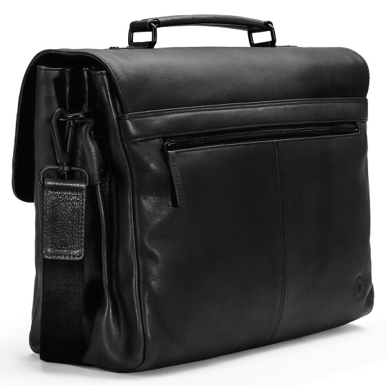 Farmhood Memphis Aktentasche XXL 3 Fächer Leder 39 cm