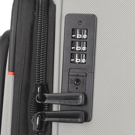 Travelite Crosslite 5.0 4 Rollen Trolley L 77 cm mit Dehnfalte