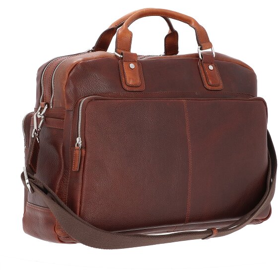 bugatti Woven Aktentasche Leder 48 cm