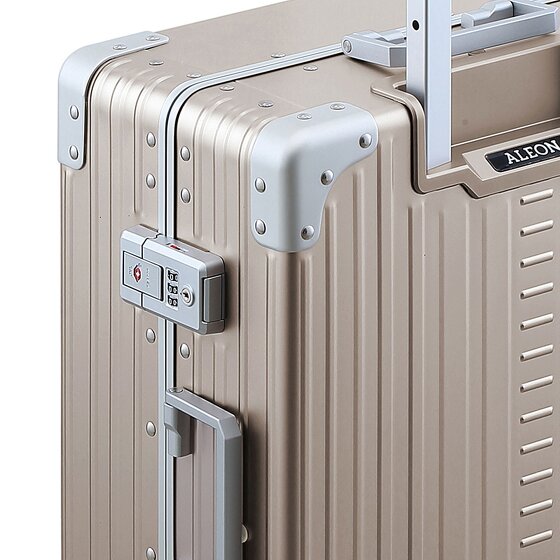 Aleon Fortis 4-Rollen Kabinentrolley Aluminium 54 cm