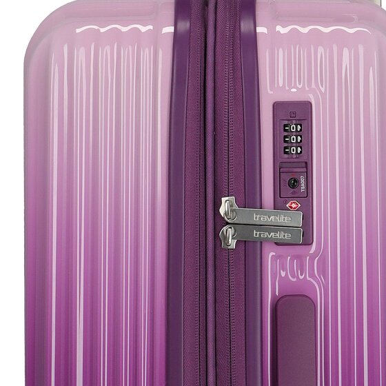 Travelite Lascana Edition 4 Rollen Trolley M 65 cm mit Dehnfalte