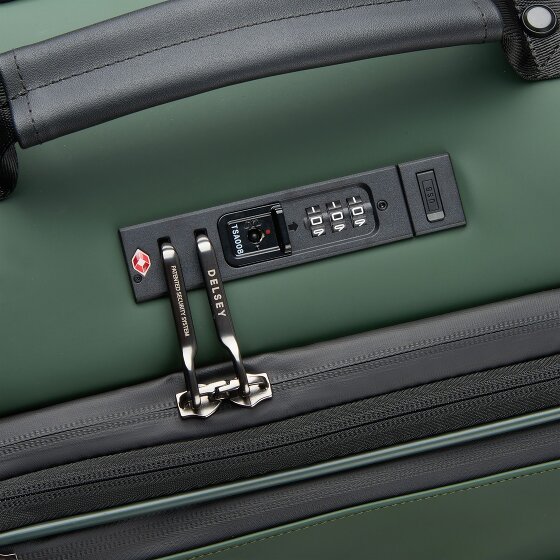 Delsey Paris Turenne Soft 4 Rollen Kabinentrolley 56 cm mit Dehnfalte