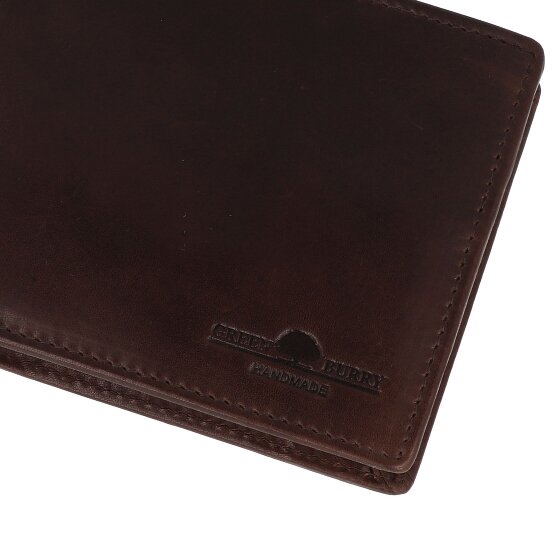 Greenburry Newport Geldbörse RFID Schutz Leder 12 cm