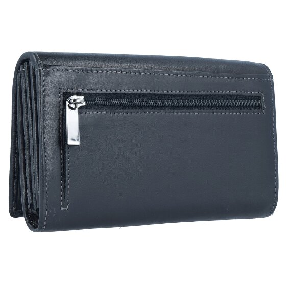 Greenland Nature Black Nappa Geldbörse RFID Leder 16 cm