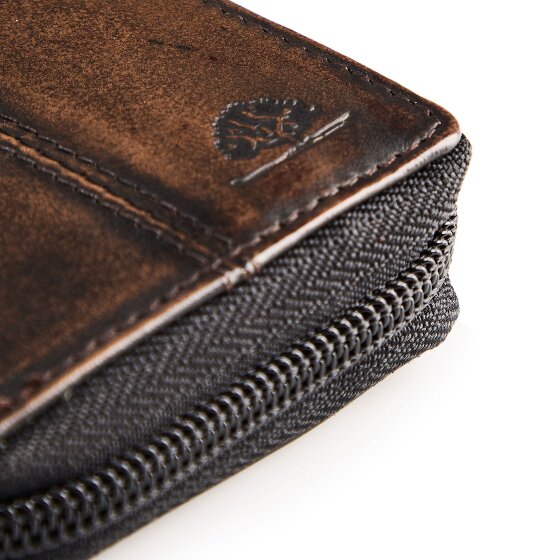 Greenburry Destressed Geldbörse RFID Schutz Leder 10.5 cm