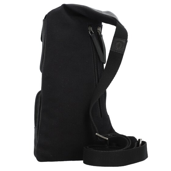 Greenburry Pure Black Umhängetasche Leder 16 cm