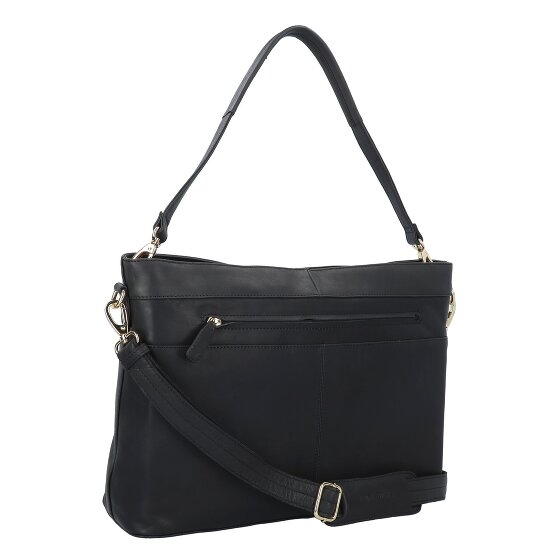 Plevier Structure Millau Schultertasche Leder 43 cm Laptopfach