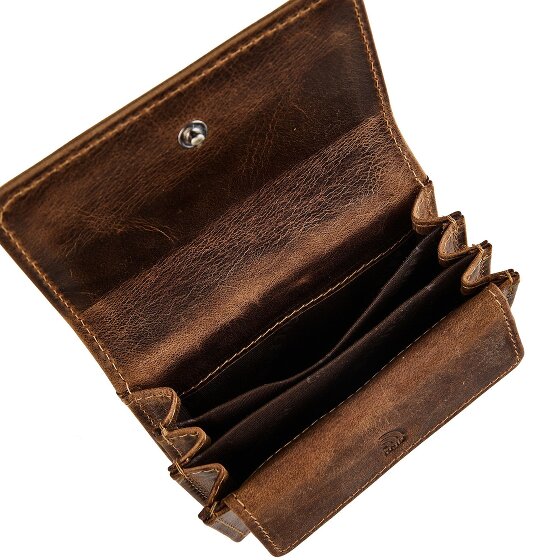 Greenburry Vintage Geldbörse RFID Schutz Leder 10 cm