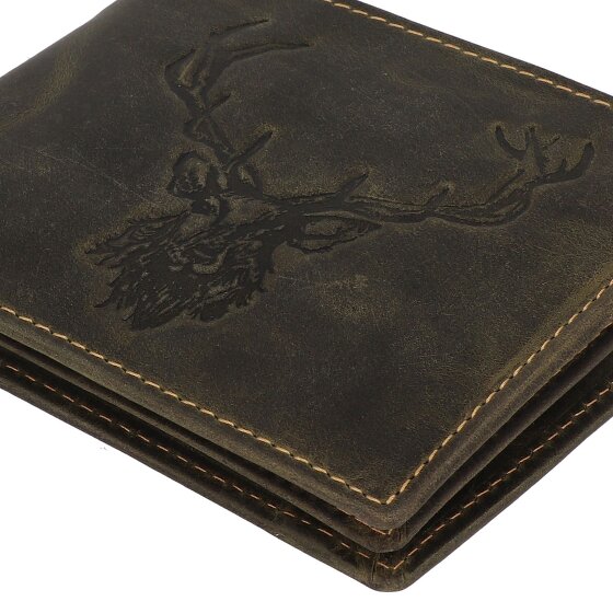 Greenburry Vintage Geldbörse Leder 13 cm