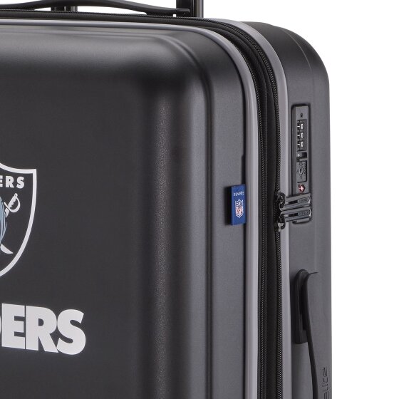 Travelite travelite x NFL 4 Rollen Trolley M 67 cm mit Dehnfalte