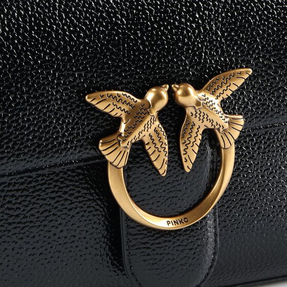 PINKO Love One Schultertasche Leder 27 cm