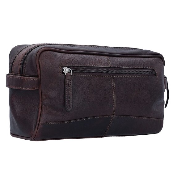 The Chesterfield Brand Wax Pull Up Kulturbeutel Leder 29 cm